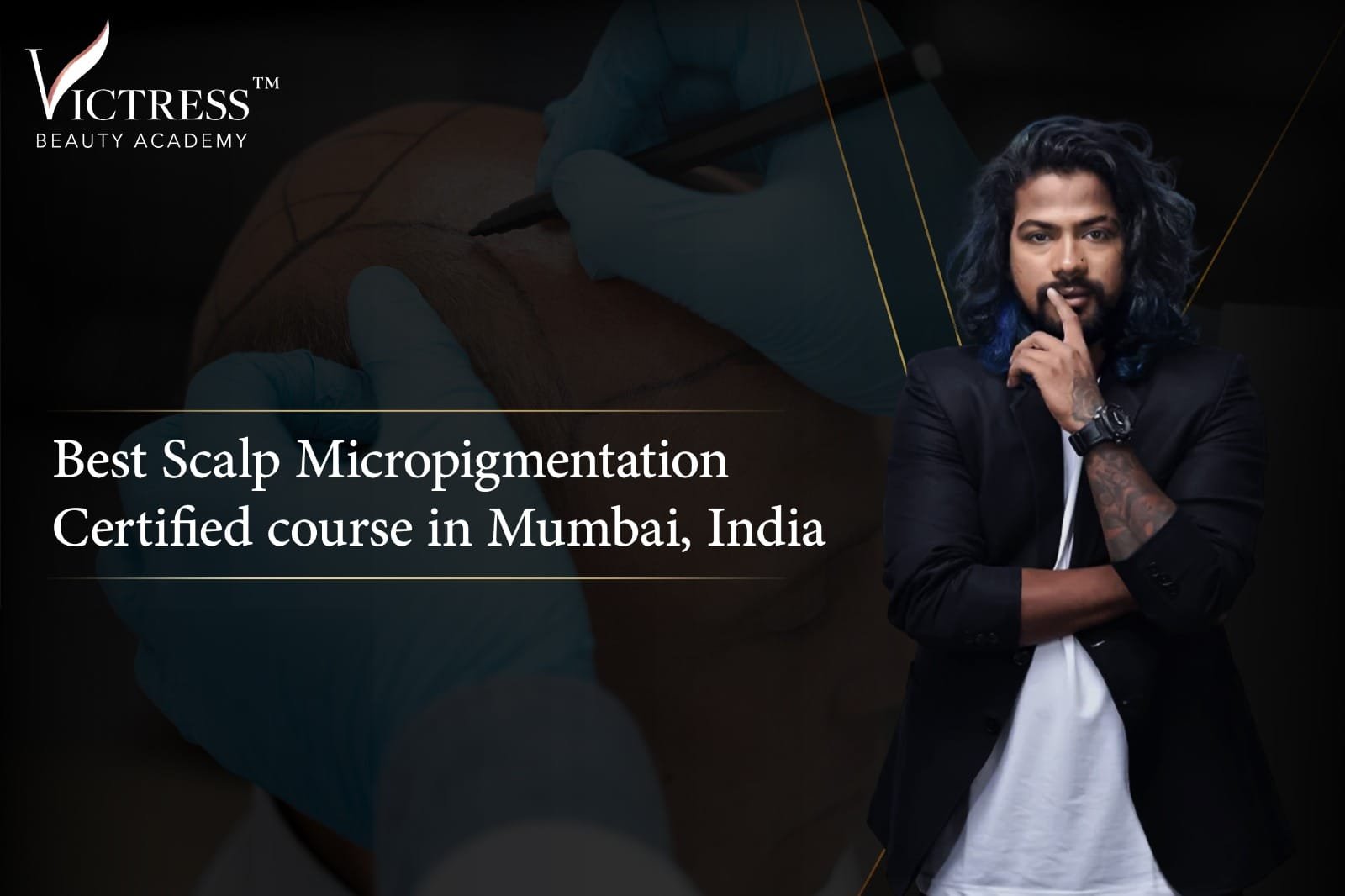 Best Scalp Micropigmentation Course in Mumbai, India 